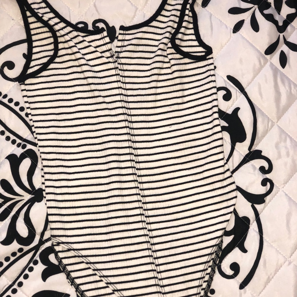 Striped Body Suit